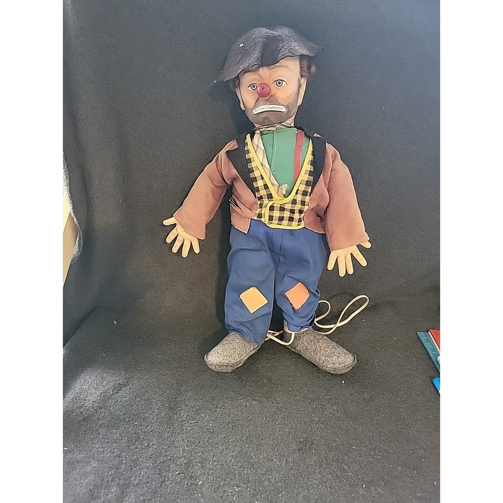 1950'S ORIGINAL EMMETT KELLY'S‎ "WILLIE THE CLOWN" DOLL HOBO CLOWN 20"